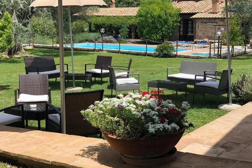 Agriturismo Eco-Bio Villa Vacasio Pitigliano Luaran gambar