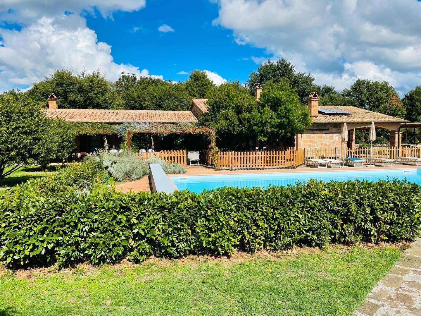 Agriturismo Eco-Bio Villa Vacasio Pitigliano Luaran gambar